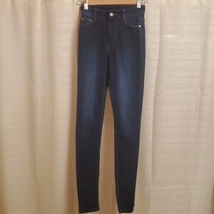 Bob's Jeans Womens Size 0 Blue Distressed
